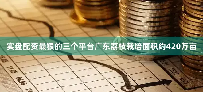 实盘配资最狠的三个平台广东荔枝栽培面积约420万亩